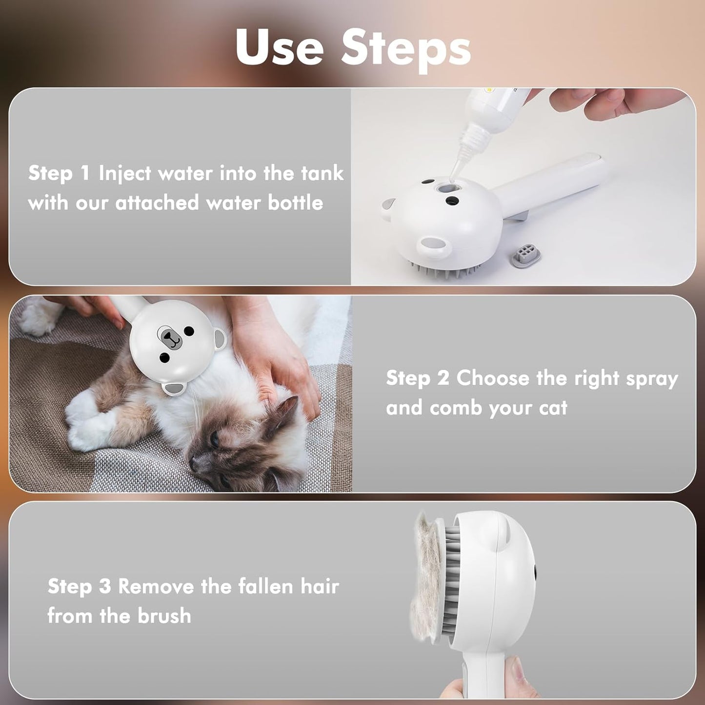 PawMist™ Pet Brush