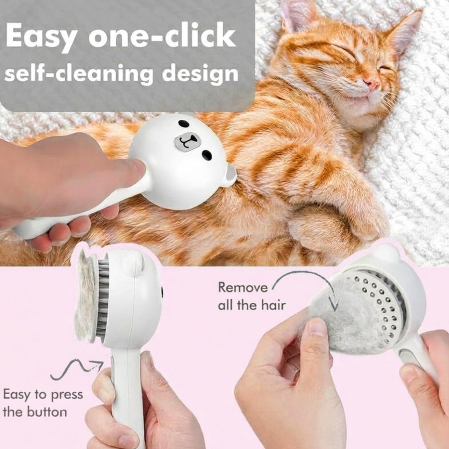 PawSpritz™ 4-in-1 Pet Brush
